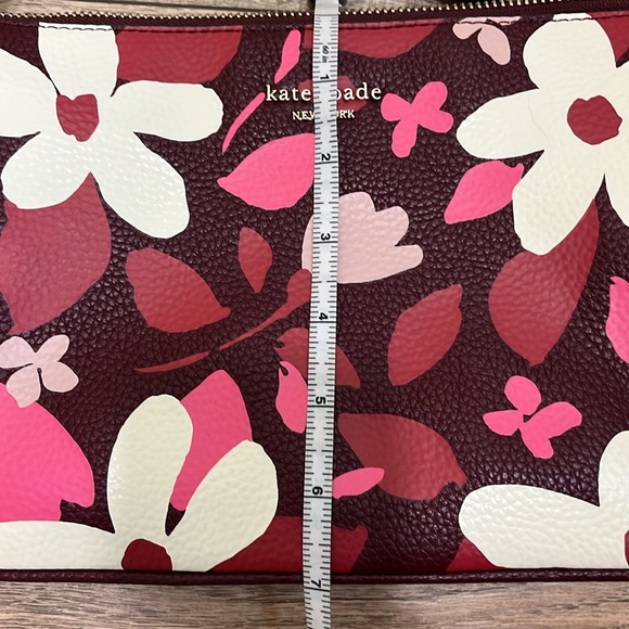 Kate Spade Jackson Forest Floral Triple Gusset Crossbody Bag - Picture 11 of 13